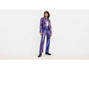 Levi's Ribcage Iridescent Purple Jeans